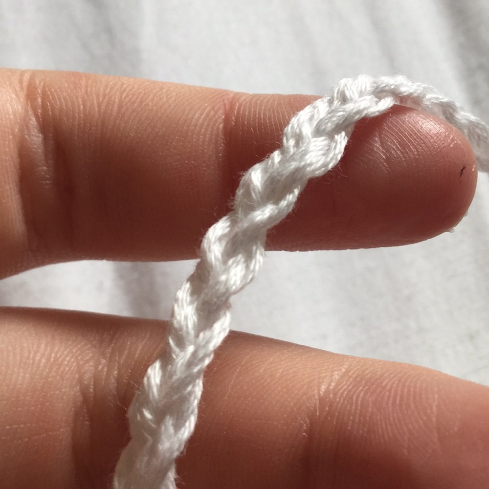 DIY white bracelet